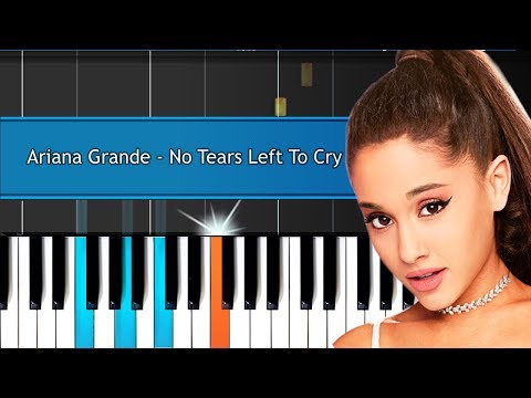 No Tears Left To Cry - Ariana Grande piano tutorial