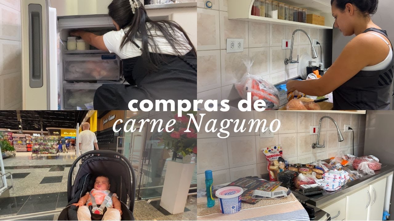 Supermercado 🛒 NOVO Nagumo Guarulhos | Compras de Carne da Semana e Organização do freezer 🥩