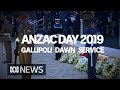 Anzac Day Dawn Service From Anzac Cove In Gallipoli | ABC News