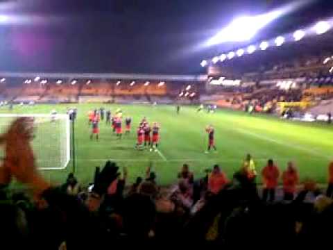 Dartford fans at Port Vale