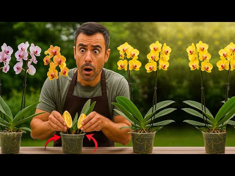 Just One Lemon Can Make Your Orchids Bloom Nonstop!