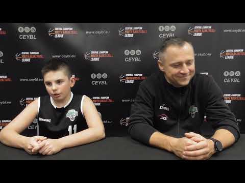 CEYBL U13 - Press conference, 12.11.2021, WKK Wroclaw - PGE Turów Zgorzelec