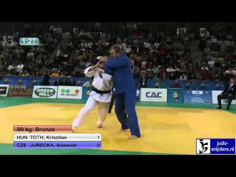 Krisztian Toth (HUN) - Alexandr Jurecka (CZE) [-90kg] bronze