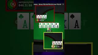 samjazzykins vs. Clickr 600BB+ DEEP #highstakespoker #potlimitomaha #pokerplayers #pokerhands #plo