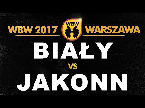 Biały 🆚 Jakonn 🎤 WBW 2017 Warszawa (freestyle rap battle)
