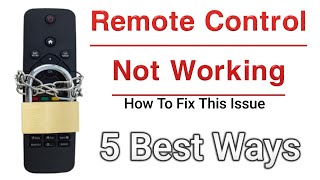 How To Unlock TV Remote Control Locked | Remote Control Not Working How To Fixed : Top 5 Methods