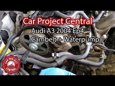 Audi A3 2004 Episode 4 - Timing belt and waterpump replacement 2.0 FSI VW Audi Skoda Seat