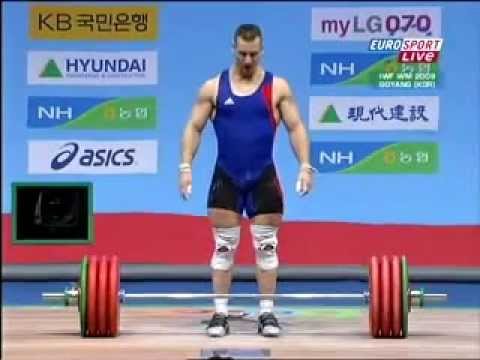 2009 World Weightlifting 85 Kg Clean and Jerk.avi