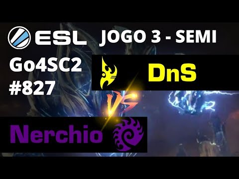 StarCraft 2 - DnS vs Nerchio (PvZ) Jogo 3 - SEMI - Go4SC2 Europe Cup #827 [PT-BR]