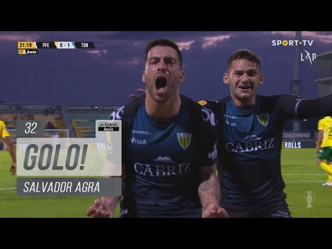 Goal | Golo Salvador Agra: Paços de Ferreira 0-(1) Tondela (Liga 21/22 #32)