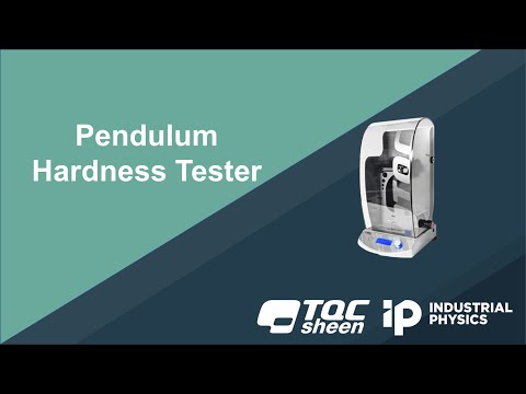 TQC Sheen Pendulum Hardness Tester - Instructions