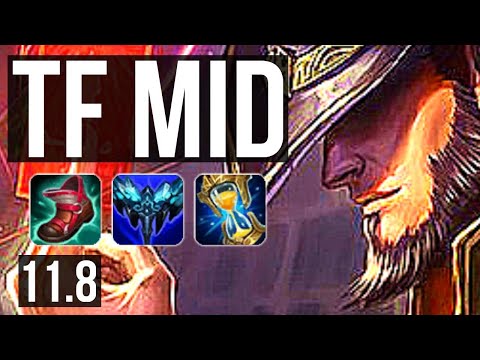 TWISTED FATE vs NOCTURNE (MID) | 5/0/10, 500+ games | KR Master | v11.8