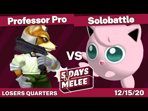 Professor Pro (Fox) VS Solobattle (Jigglypuff) Losers Quarters - EU Open Final - 5DoM Day 2