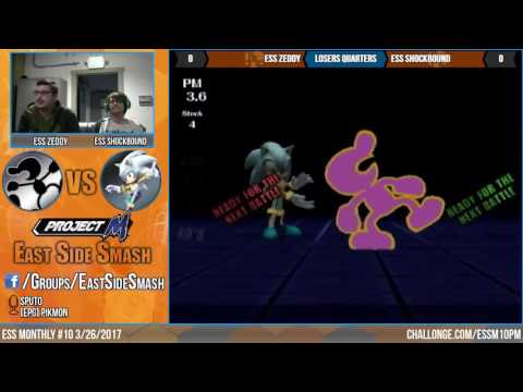 ESS Monthly #10: ESS | Shockbound (Sonic) VS ESS | Zeddy (G&W) - Losers Quarters - Project M