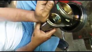 How to check Piston and Connecting Rod Bush CAT3406 (with subtitles) - NBAE