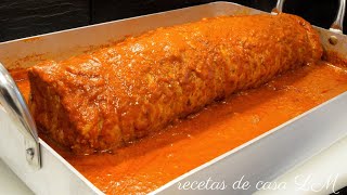 LOMO RELLENO SIN HORNO RECETA FÁCIL Y DELICIOSA  PARA NAVIDAD