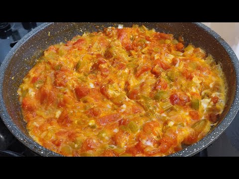 Soğanlı Menemen Tarifi  -En kolay ve Lezzetli Menemen nasıl yapılır