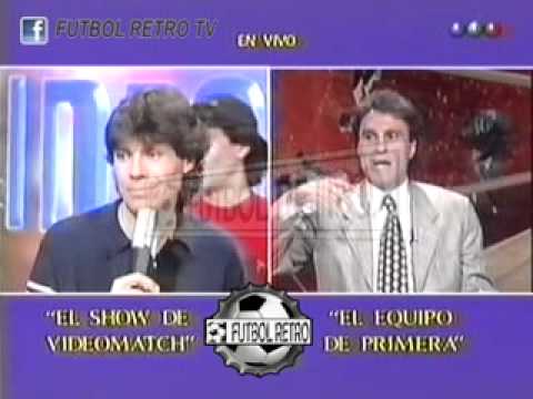 Oscar Ruggeri, chiste IIl en VideoMatch 1998 FUTBOL RETRO TV