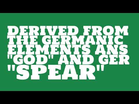 What does the name Ansgar mean?