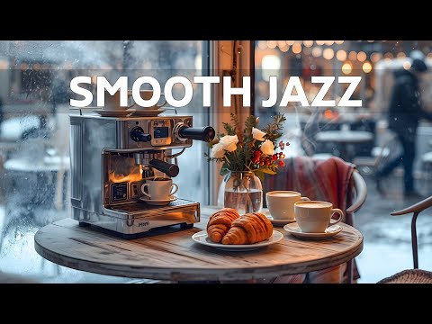 Jazz Café Morning Ambience ☕ Living Jazz & Bossa Nova Instrumental for Good Mood