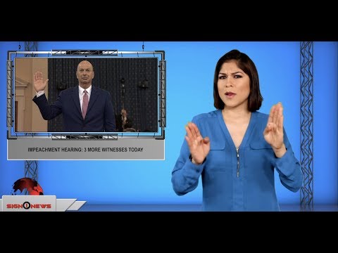 Impeachment hearing: 3 more witnesses today (ASL - 11.20.19)