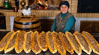 Pide Turkish Long Pizza Village Cooking Mp4 3GP & Mp3