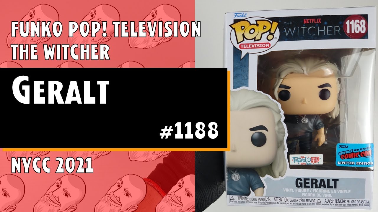 Funko Pop The Witcher - Geralt - 1168 - Exclusive NYCC 2021 // Just One Pop Showcase