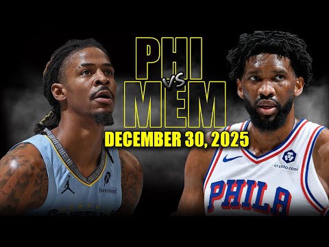 Philadelphia 76ers vs Memphis Grizzlies Full Game Highlights – December 30, 2025 | NBA Season