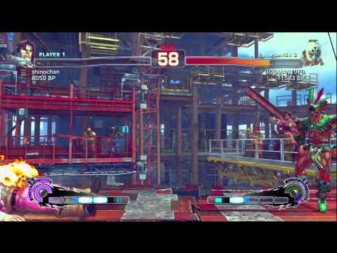 [SSF4] Japanese Ranked Match: shinochan (TH) vs GODMAN1979 (FU)