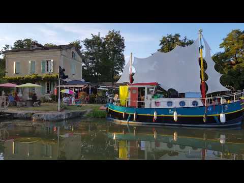 Canalfriends sur le Canal de Garonne - Arts à Bord à la Poule à vélo