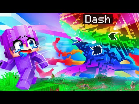Playing As The RAINBOW WITHER STORM To Troll Baby Dash in Minecraft…