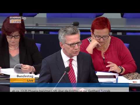 Bundestag: Befragung der Bundesregierung zum Anti-Terrror-Gesetz am 01.06.2016