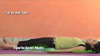 Viprita Karani Mudra Yoga In Hindi Video | विपरीत करनी मुद्रा