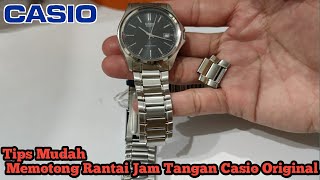 Download lagu Cara potong Rantai Jam tangan Casio Original #PecintaArloji mp3