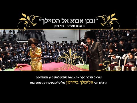 ישראל אדלר בקריאת מצוה טאנץ רבי אלימלך בידרמן | Yisroel Adler - Elimelech Biderman - Mitzvah Tantz