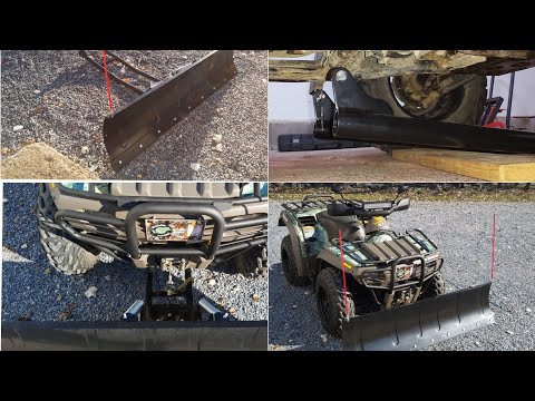 How To Install An ATV Plow Mount And Snow Plow