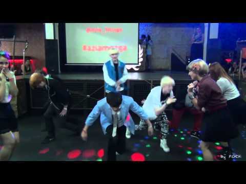 KOREA-PARTY АГМ(31.08.2013)-Co-Ed School-Bbiribbom Bberibbom-Cover by Rain's Girls & Hedge Gang!