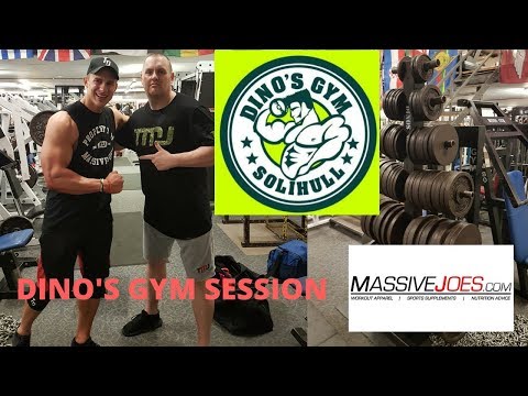 Dino's Gym Session With IFBB PRO Joesph Mencel From Massive Joe's