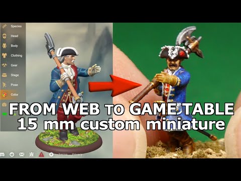 Painting a Custom 3D printed figure designed from Web -15mm Rescaled | Can it be an alternative?