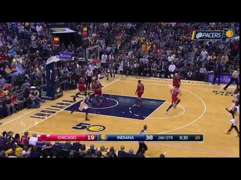 Monta Ellis Dimes To Lavoy Allen