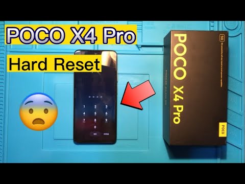 Poco X4 pro hard reset.
