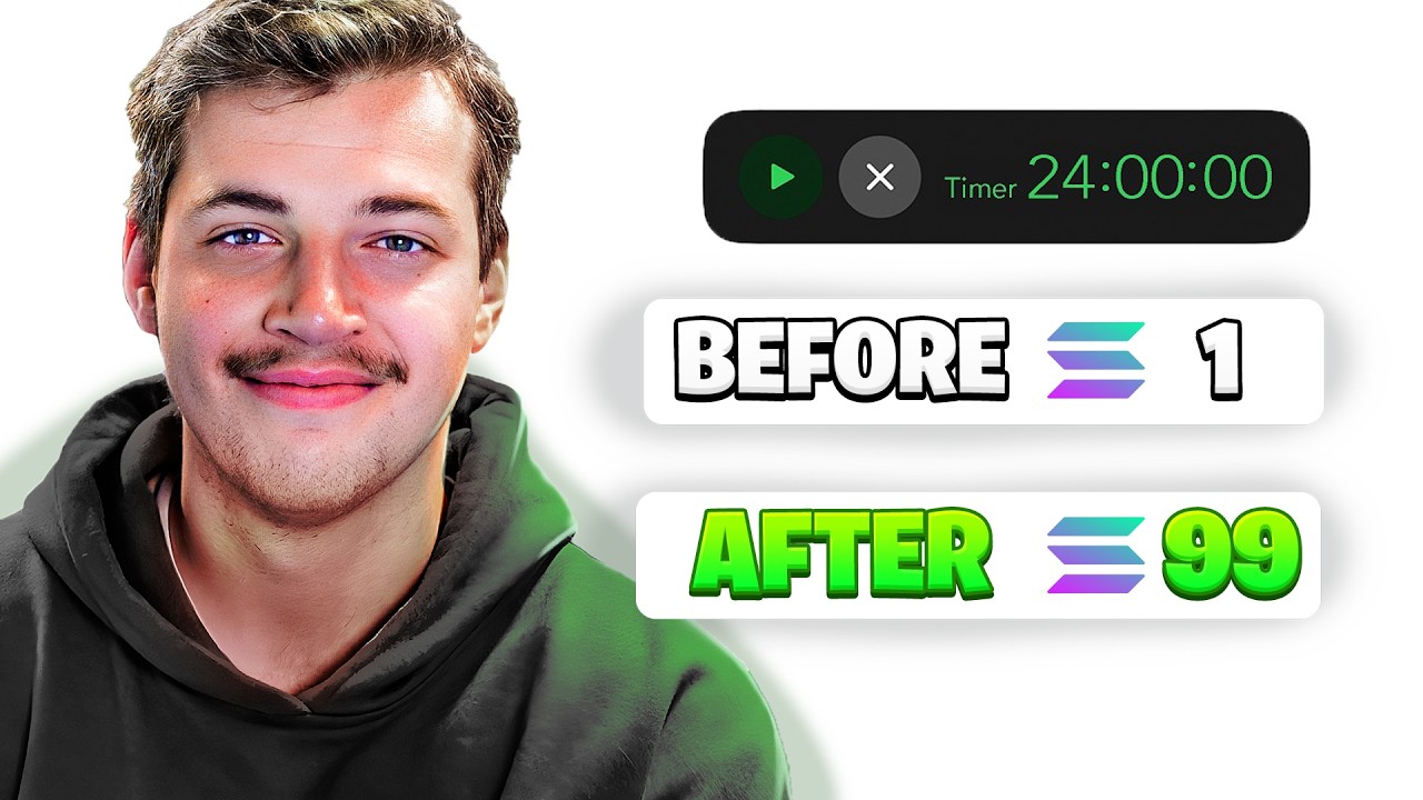 I Traded MEMECOINS For 24 Hours As A BEGINNER..