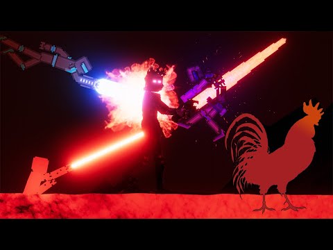 Super Droids vs Corruption of the Devine (PP Amod) in People Playground #1