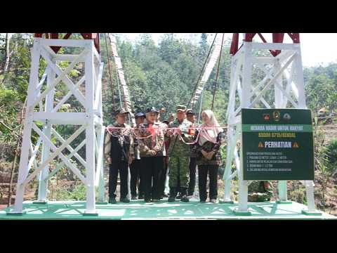 Bupati Kendal Hadiri Zoom Peresmian Jembatan dan Sumur Bor di Plantungan
