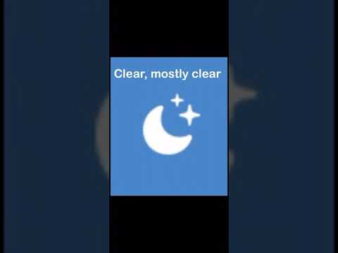 All weather app apple icons