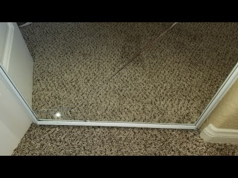 Mirror Closet Door Cracked!