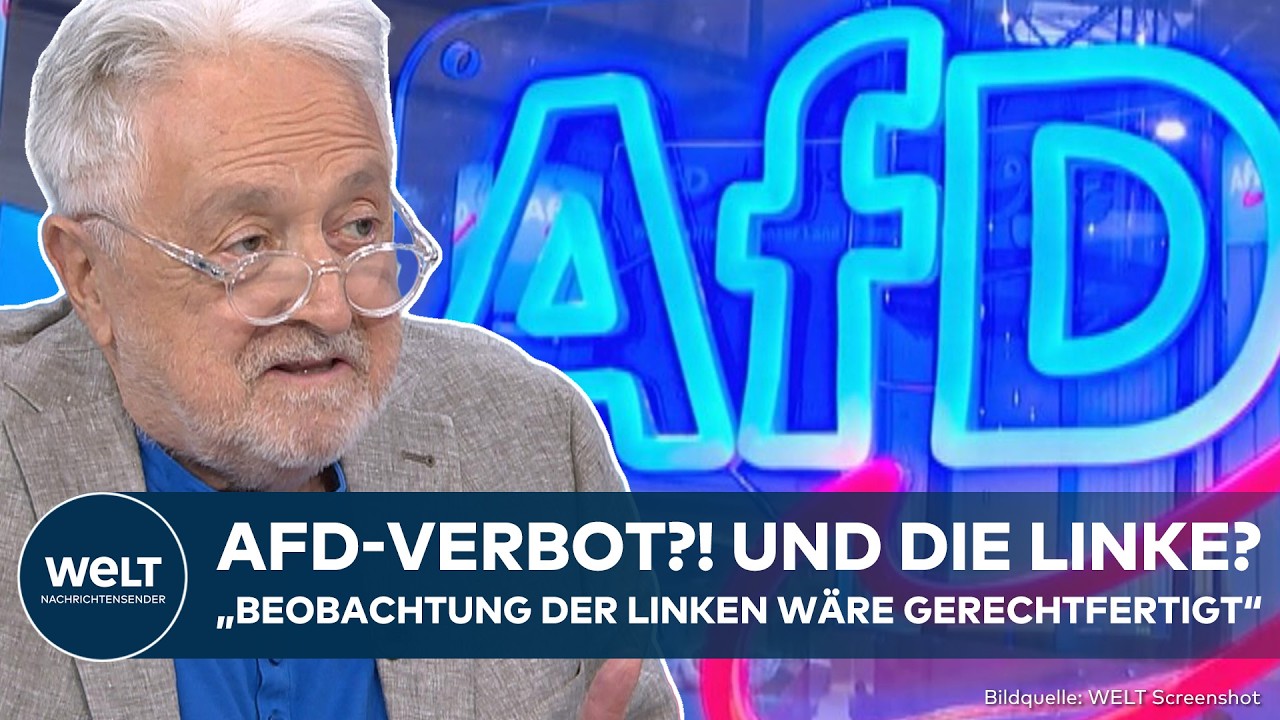 DEUTSCHLAND: AfD-Verbot!? "Linke sollte beobachtet werden" Knallharte Analyse von Henrik M. Broder