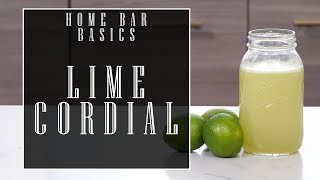Home Bar Basics: Lime Cordial (Natural Rose&#39;s Lime)