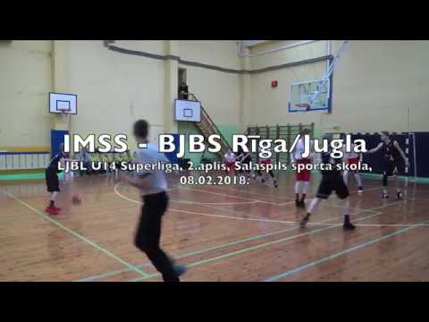 LJBL U-14 Superlīga IMSS Salaspils 2004 - BJBS Rīga/Jugla 2004 [10.02.2018.]