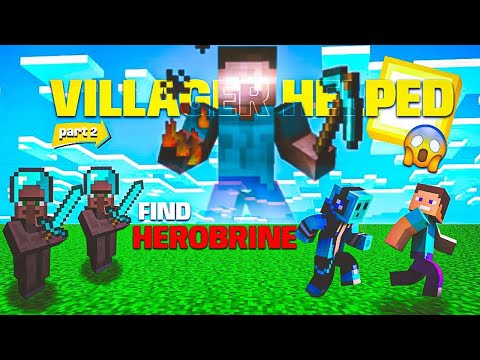 Minecraft Villager Helped Us To Find Herobrine
